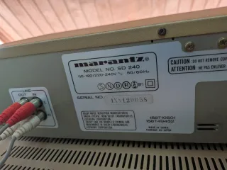 Marantz SD240 Stereo Cassette Deck Hi-Fi dorato