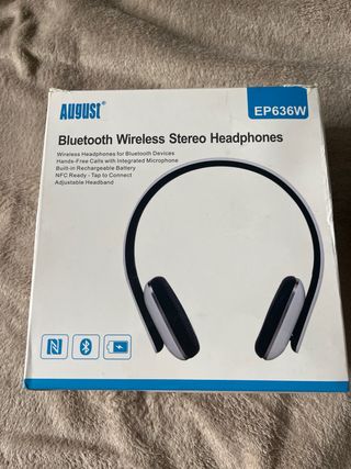 Auriculares August EP636W + QCY Negros