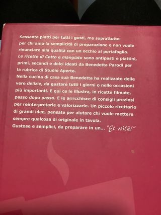 Set due libri Cotto e mangiato Benedetta Parodi