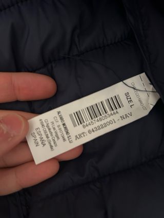 Chaleco acolchado Alvaro Moreno azul marino