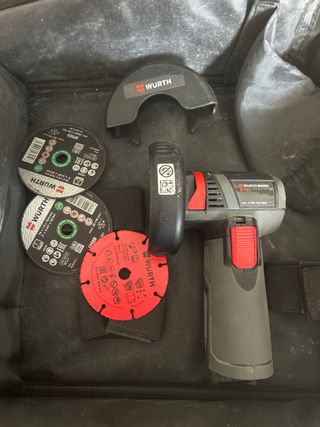 Wurth Amoladora Angular Batería + Cargador