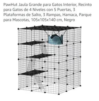 Jaula Grande para Gatos - Parque de Juego