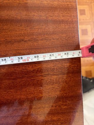 Mesa comedor plegable madera maciza