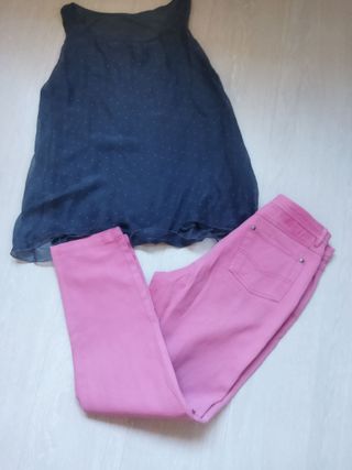 Pantalón talla 36 y Camiseta talla S x 2€