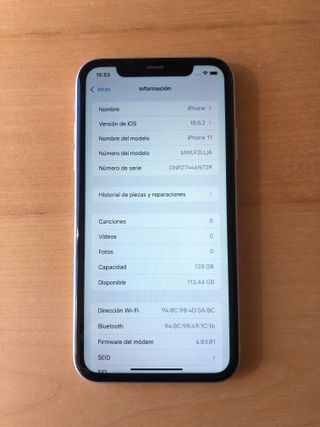 iPhone 11 128GB Blanco