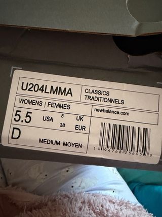 Zapatillas New Balance Marrones Talla 38