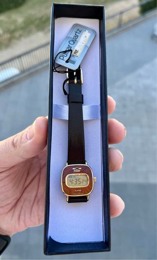Reloj Pulsar LCD Alarm (by Seiko) Vintage *1982*