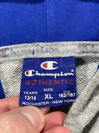 Sudadera Cremallera Champion Gris Talla XS