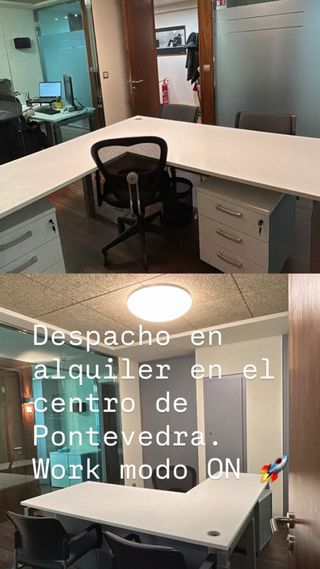 Alquiler oficina despacho situado en el centro.