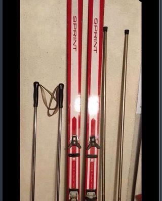 Conjunto Esquís Kastle Sprint con Bastones