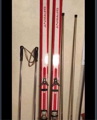 Conjunto Esquís Kastle Sprint con Bastones