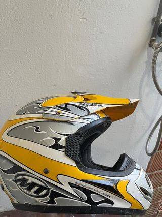 Casco Motocross NOX Fibra Vidrio