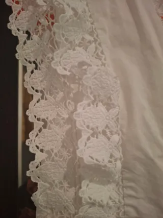 Vestido blanco Kaycee con encaje