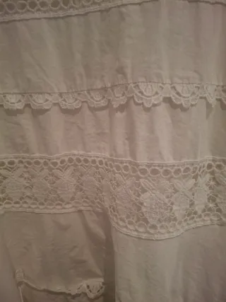 Vestido blanco Kaycee con encaje