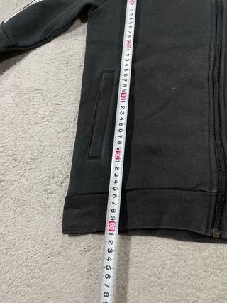 Sudadera Cremallera Adidas Negro Talla XS