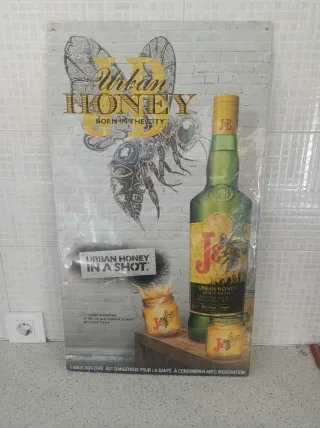 Chapa Decorativa Vintage J&B Urban Honey