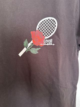 T-shirt Roberto Cavalli Donna nera