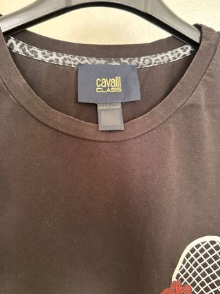 T-shirt Roberto Cavalli Donna nera