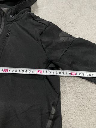 Sudadera Cremallera Adidas Negro Talla XS