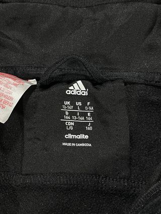 Sudadera Cremallera Adidas Negro Talla XS