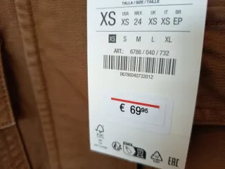 Chaqueta Zara Marrón Estilo Barbour