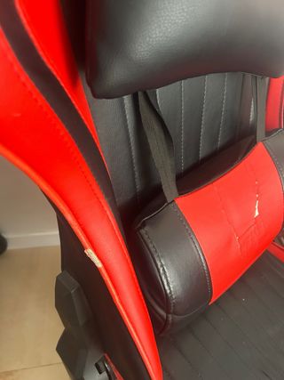 Silla Gaming Roja y Negra
