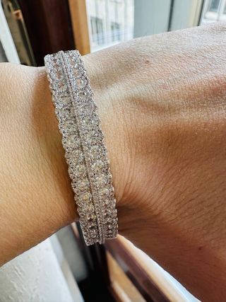 Bracciale rigido cristalli