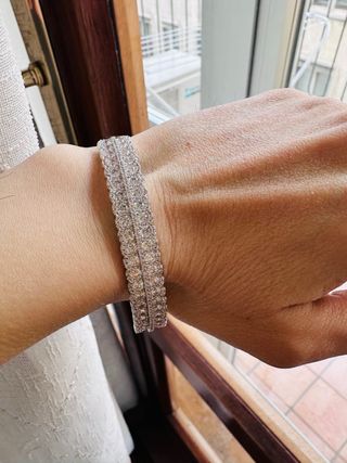 Bracciale rigido cristalli