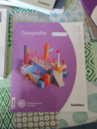 Libro de texto de Geografía 3 Eso