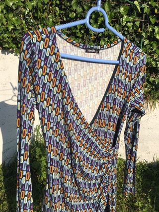 Vestido Xantik estampado talla S