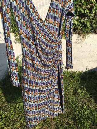 Vestido Xantik estampado talla S