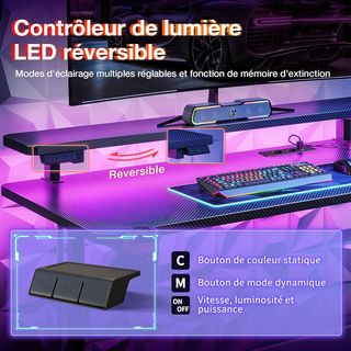 Scrivania da Gaming ODK LED