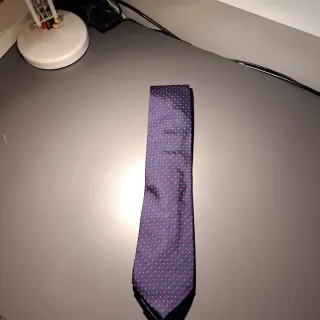 Cravatta E.Marinella blu e rosse