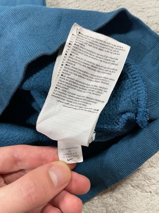 Sudadera Cremallera Nike Azul Marino Talla XS