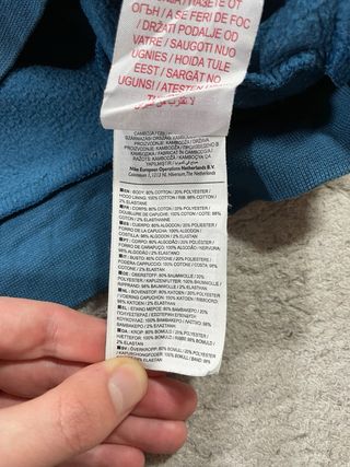 Sudadera Cremallera Nike Azul Marino Talla XS