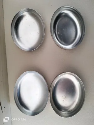 Coppia di scatoline  in argento 1000