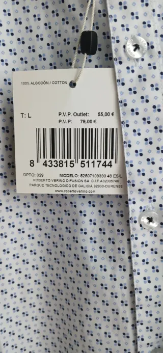 Camisa Roberto Verino Hombre