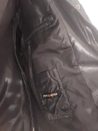 Cazadora Punto Roma azul marino acolchada