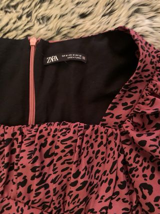 Vestido Zara estampado leopardo