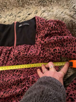 Vestido Zara estampado leopardo