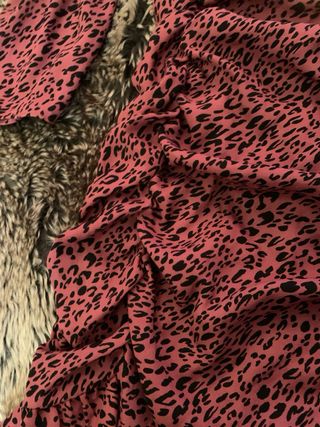 Vestido Zara estampado leopardo