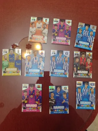 Cromos de fútbol Panini intercambiamos
