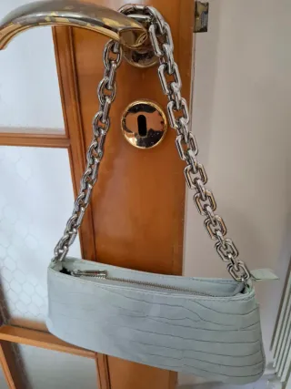 Borsetta Zara effetto coccodrillo