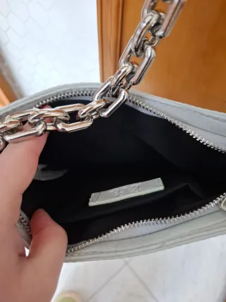 Borsetta Zara effetto coccodrillo