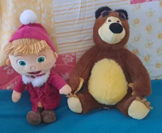 Masha e Urso Pelúcia 29cm
