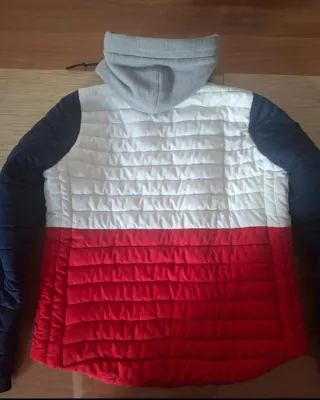 Abrigo Superdry Tricolor con Capucha