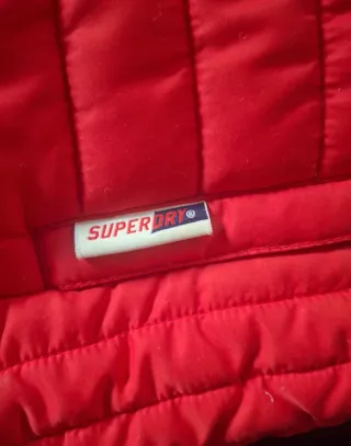 Abrigo Superdry Tricolor con Capucha