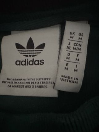 Felpa Adidas girocollo verde
