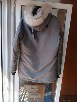 Chaqueta Canada Goose gris original