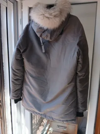 Chaqueta Canada Goose gris original
